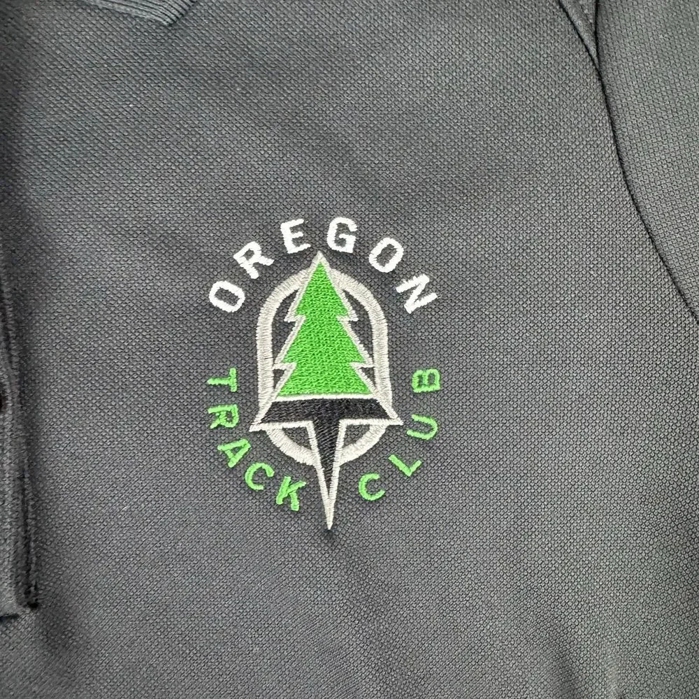 Oregon Track Club Polo‎ Athletic polo Shirt Team Nike Dri Fit Otc Women's Small